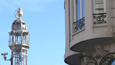 Valencia, close up building Stock Footage 133352749