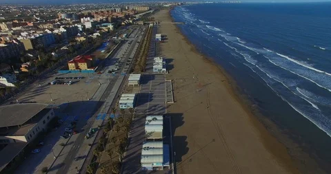Valencia Coast Stock Footage 125125234