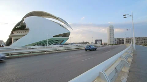 Valencia Evening Traffic 動画素材 7764526