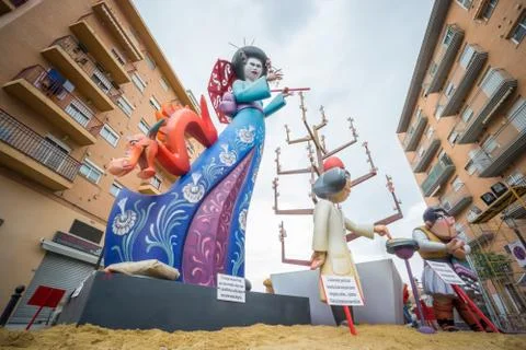 Valencia in Fallas Stock Photos