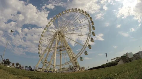 Valencia ferris wheel Video stock 66448014