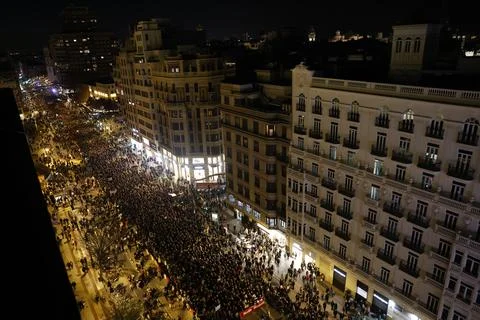 Valencia marks two months since deadly flash floods, Spain - 29 Dec 2024 Fotos Stock