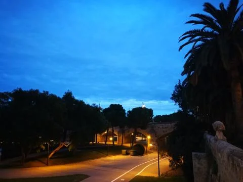 Valencia Park 库存照片