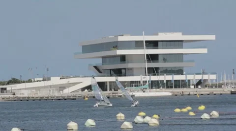 Valencia Port 스톡 동영상 7758549