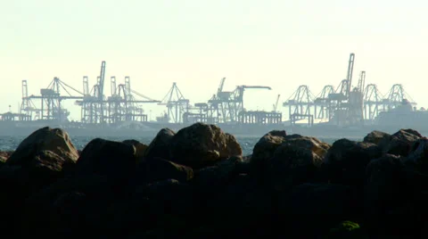 Valencia Port.mxf Stock Footage 33444870