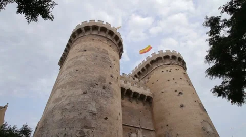 Valencia Quart Towers 库存影片 7904474