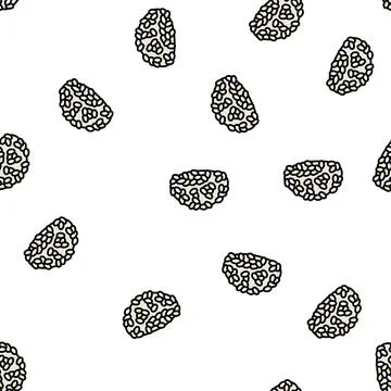 Valencia rice vector seamless pattern Stock Illustration