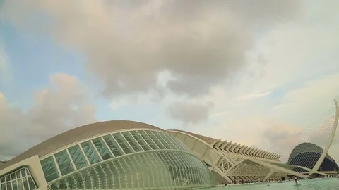 Valencia Science Museum 9 Stock Footage 79451351