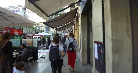 Valencia, Spain. Plaça de la Reina. Stock Footage 165139916