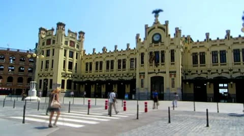 Valencia Train Station Stock-Footage 11948441