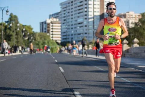 Valencias Marathon Stock-Fotos