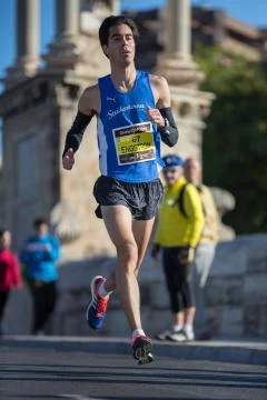 Valencias Marathon Foto stock