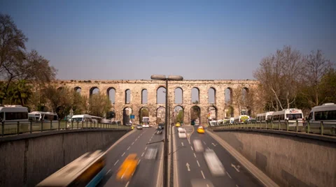 Valens Aqueduct 스톡 동영상 38300579