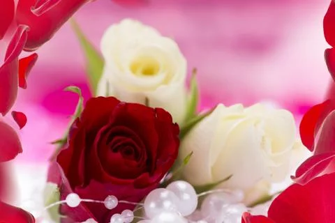 Valentin day background Stock Photos