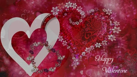 Valentine-21-Background Vídeo Stock 100865093