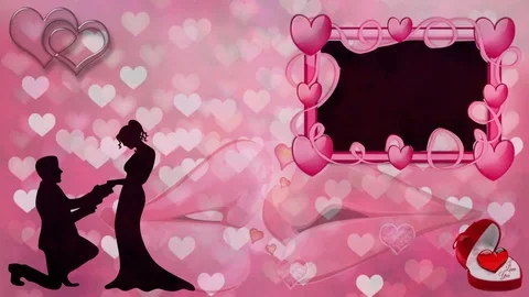 Valentine-23-Alpha-Background Stock Footage 100865106