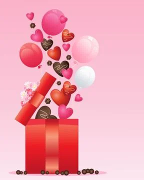 Valentine abstract Stock Illustration