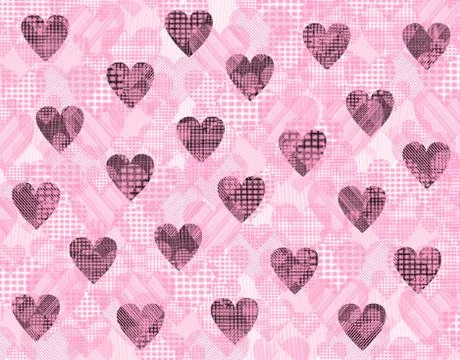 Valentine background - grunge Illustrazione stock