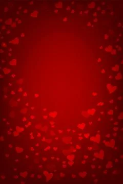 Valentine background with hearts Stock Illustration