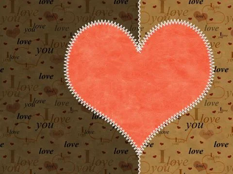 Valentine background Stock Illustration