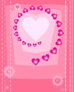 Valentine background Stock Illustration