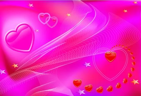 Valentine background Stock Illustration