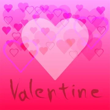 Valentine background, love concept, vector	 Stock Illustration
