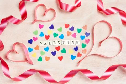 Valentine background Stock Photos