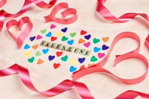 Valentine background Stock Photos