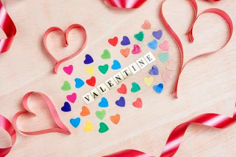 Valentine background Stock Photos