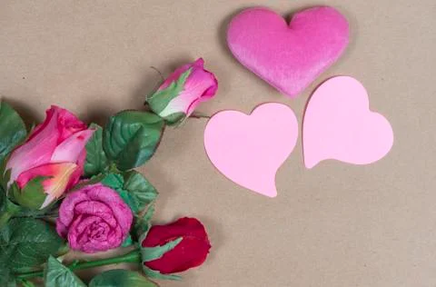 Valentine background Stock Photos