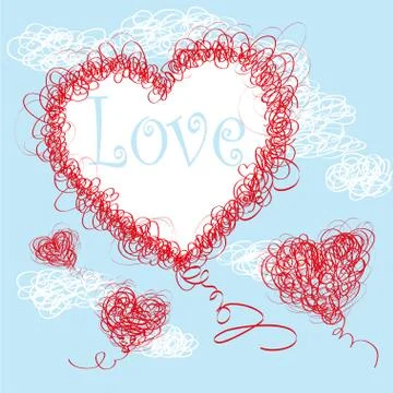 Valentine background Vector Stock Illustration