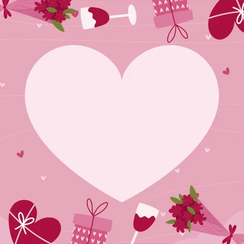 Valentine background video Stock Footage 299516091