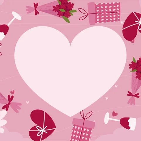 Valentine background video Stock Footage 299516221