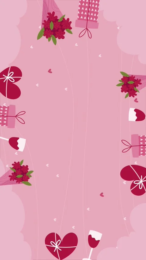 Valentine background video Stock Footage 299516958