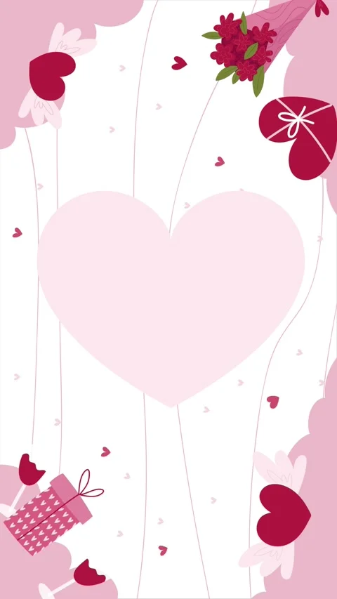 Valentine background video Stock Footage 299516997