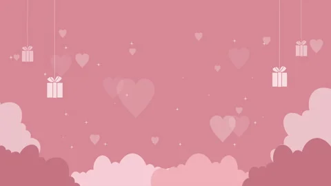 Valentine banner template v2 Stock Footage 247775371