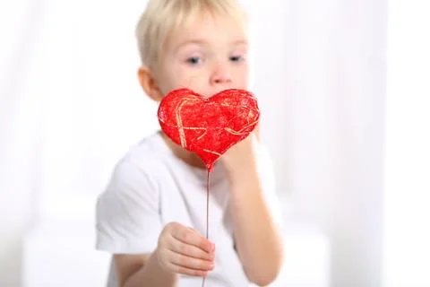 Valentine boy Stock Photos