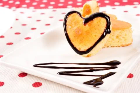 Valentine cake Stock Photos