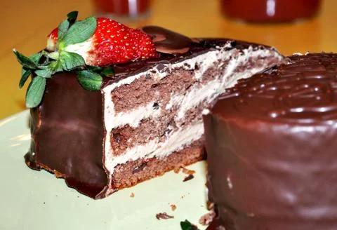 Valentine cake Stock Photos