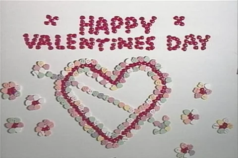 Valentine Candy animation 库存影片 1047956