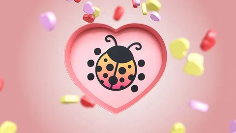 Valentine Candy Box Logo Stock After Effects