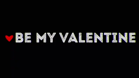 Valentine card with glitch effect Stock Footage 147178517