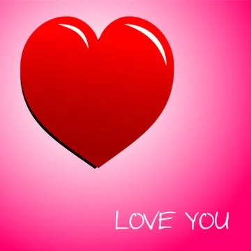 Valentine card Stock Illustration