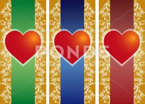 Valentine card Stock Illustration