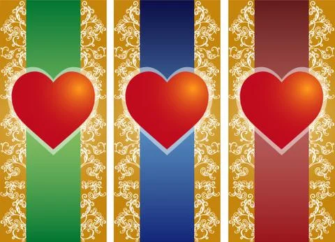 Valentine card Stock Illustration