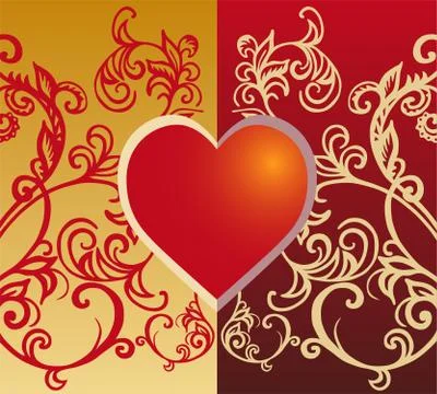 Valentine card Stock Illustration