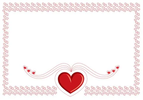 Valentine card Stock Illustration