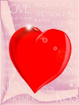 Valentine Card Stock Illustration