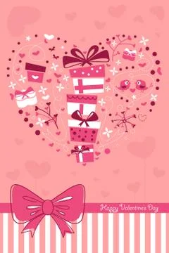 Valentine card Stock Illustration